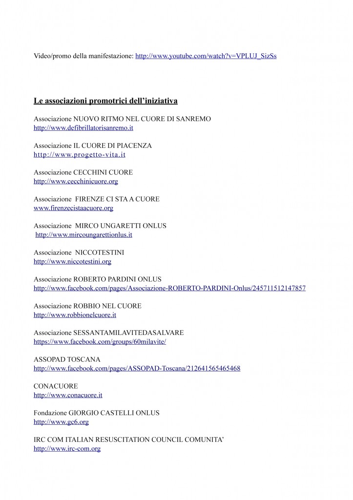 Comunicato stampa - Andrea