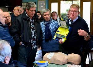 momenti dell'inaugurazione 