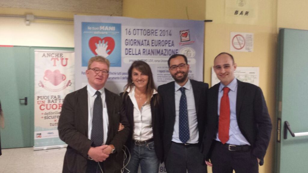 Assieme alla Dr.ssa Daniela Aschieri, al Dott. Michele Grio e al Dott. Alessandro Zorzi