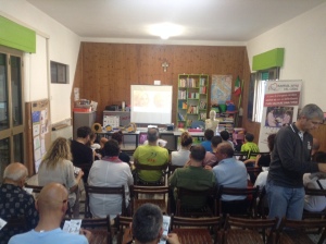 Alcuni momenti del corso ed il nostro UGO che ha fatto amicizia con Don Antonio...