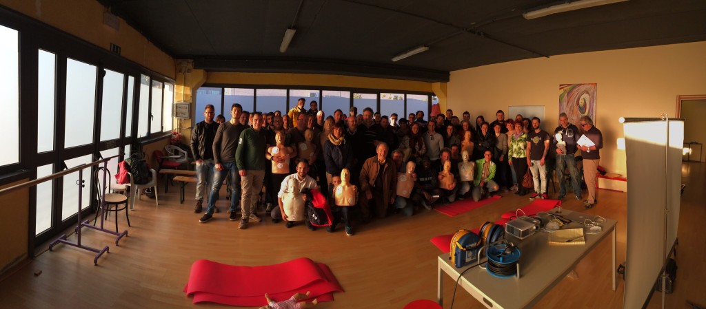 La consueta foto di fine corso, presso la nostra scuola