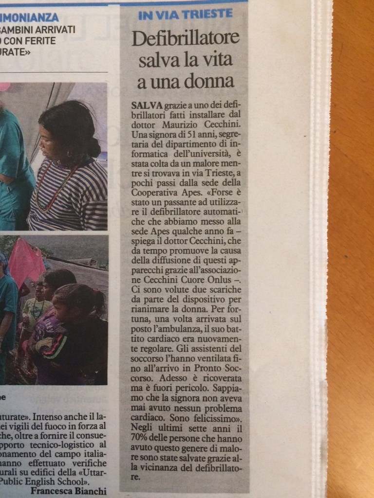 da "La Nazione di oggi"