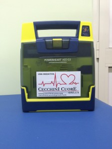 Il DAE che ha salvato la donna in arresto cardiaco