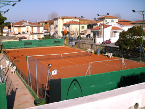 Il Tennis Club di Pisa, campo centrale