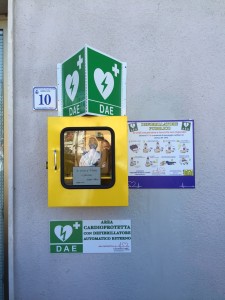 la nuova postazione DAE 