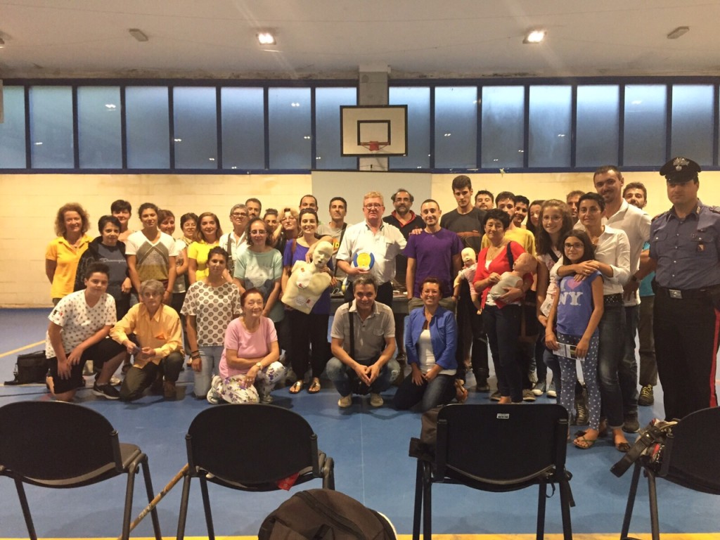 La foto di fine corso con tutti gli amici di Palazzuolo sul Senio