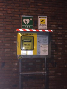 La nuova postazione DAE di Montecastello. DAE n* 316