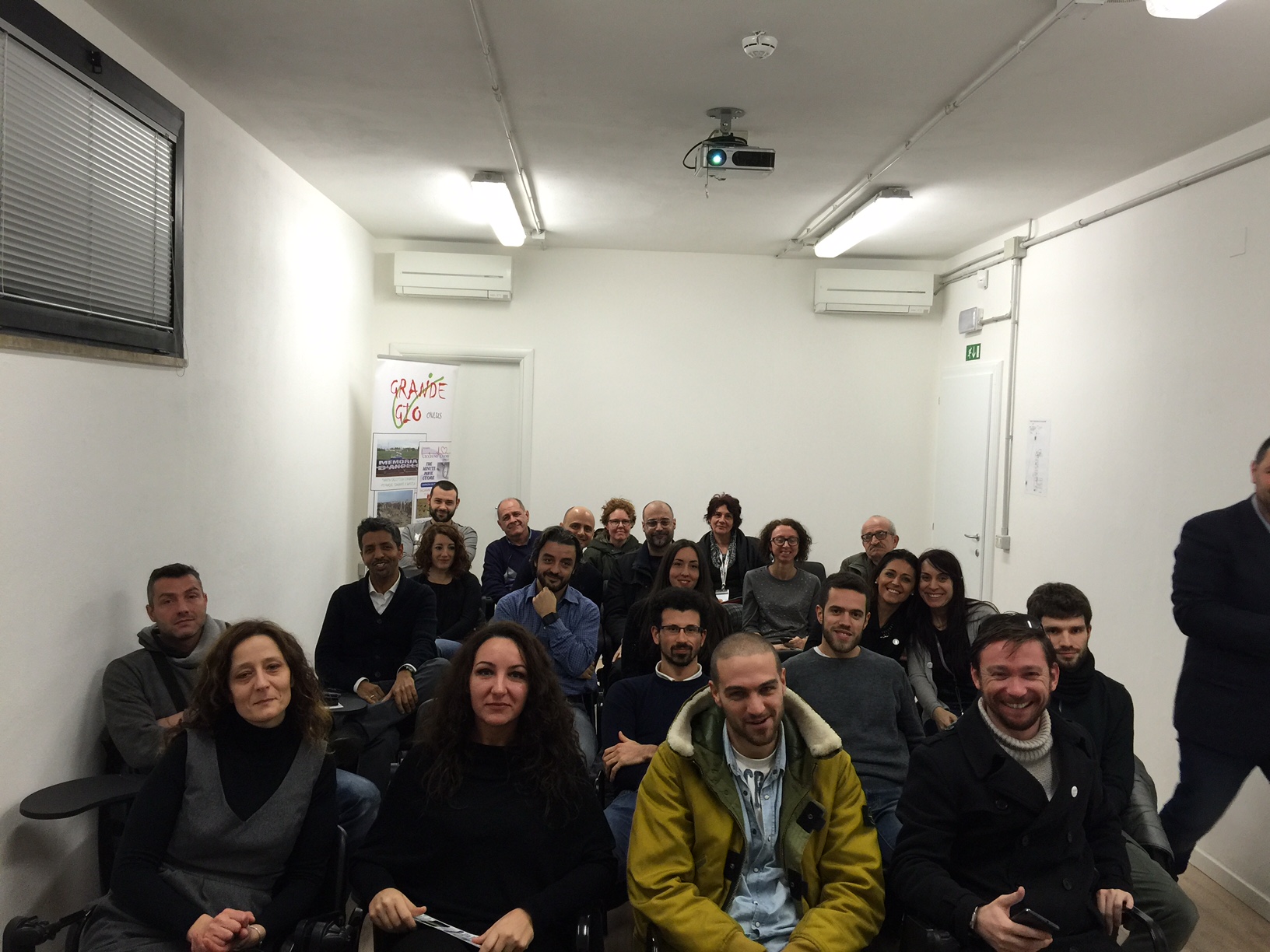 I partecipanti al corso di ieri