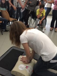 Prova di massaggio cardiaco