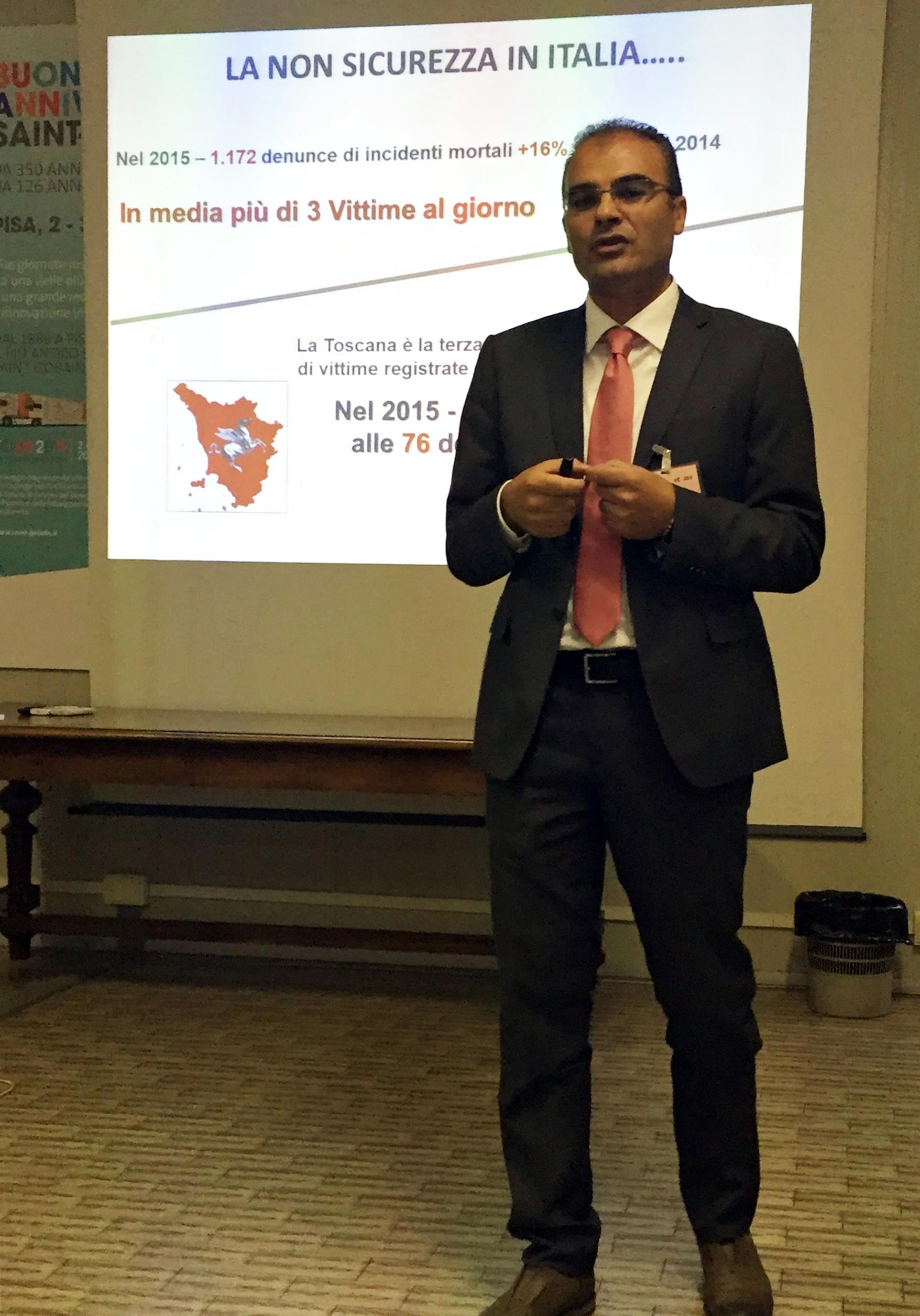 Il Dott. Francesco MEDURI nel suo intervento